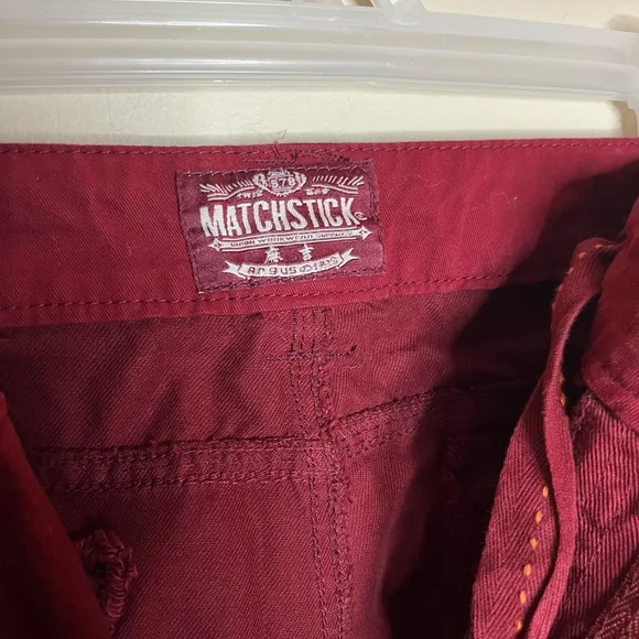Matchstick Men's Retro Relaxed Cargo Pants with Multi Pockets 32x32 - Picture 9 of 12